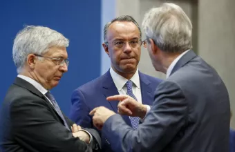 Ο Χρήστος Σταϊκούρας στο eurogroup