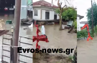 Η καταρρακτώδης βροχή δημιούργησε πάρα πολλά προβλήματα