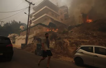 Φωτιά στην Άνω Γλυφάδα