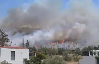 Φωτιά στην Άνω Γλυφάδα