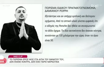 To πόρισμα για τον θάνατο του Mad Clip- Δεν έκανε κόντρα, δεν είχε πάρει ναρκωτικά