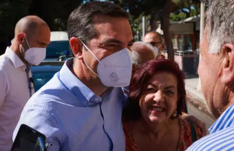 Ο Αλέξης Τσίπρας στη Σύμη