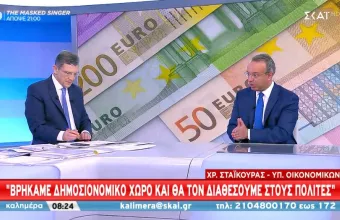Ο υπουργός Οικονομικών Χρήστος Σταϊκούρας