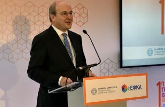 Ο υπουργός Εργασίας, Κωστής Χατζηδάκης