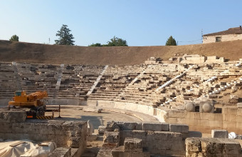 H αποκατάσταση του Αρχαίου Θεάτρου στη Λάρισα 