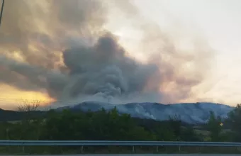 Φωτιά στη Δαδιά στον Έβρο