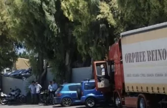 To φορτηγό μέσα στο οποίο βρέθηκε νεκρός ο άνδρας