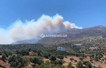 Φωτιά τώρα στο Ρέθυμνο