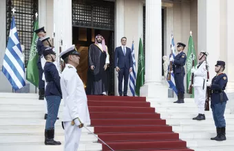 Μητσοτάκης με Σαλμάν στο Μαξίμου