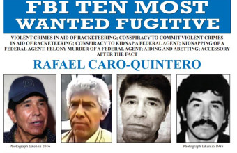 Η σύλληψη του Ραφαέλ Κάρο Κιντέρο στο Μεξικό