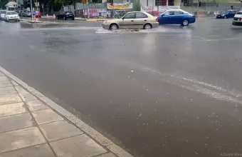 Κακοκαιρία: Kαταιγίδες και κεραυνοί- Πλημμύρες Θεσσαλονίκη, χαλάζι σε Λάρισα
