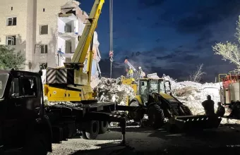 Βομβαρδισμένο σπίτι στην Ουκρανία 