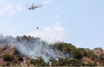 Φωτιά στα Βατερά Λέσβου