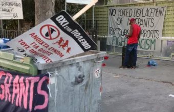 Μηταράκης για Ελαιώνα: Μετανάστες και αλληλέγγυοι απειλούν το προσωπικό μας - Η δομή θα κλείσει