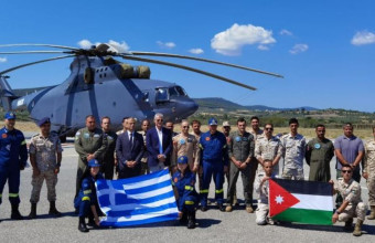 Πυροσβεστικό ελικόπτερο Mi-26 έστειλε στην Ελλάδα η Ιορδανία 