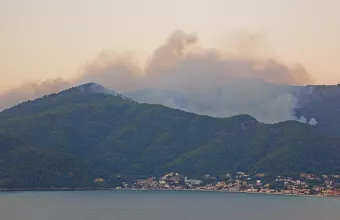 Φωτιά στη Θάσο