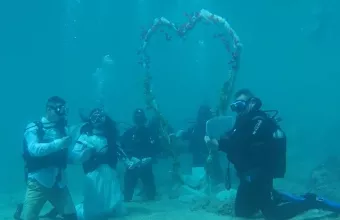 Υποβρύχιος γάμος στην Αλόννησο