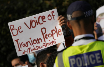 Διαδήλωση για την Μαχσα Αμινί στο Λονδίνο