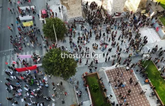 ΔEΘ: Συγκέντρωση αριστερών οργανώσεων και αντιεξουσιαστών στην Καμάρα
