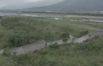 Γκρεμισμένη γέφυρα στην Ταϊβάν