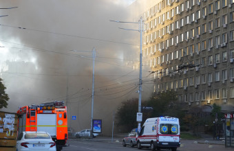 Χάος τη στιγμή νέας έκρηξης στο Κίεβο - Δείτε Βίντεο 
