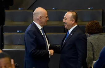 Δένδιας με Τσαβούσογλου