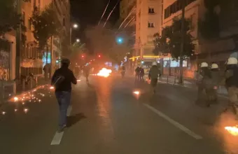 Επεισόδια στο κέντρο της Αθήνας