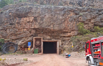 Η είσοδος των ορυχείων 