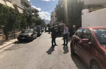 Αστυνομικοί στον τόπο του περιστατικού