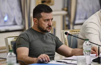 πρόεδρος της Ουκρανίας Βολοντίμιρ Ζελένσκι 