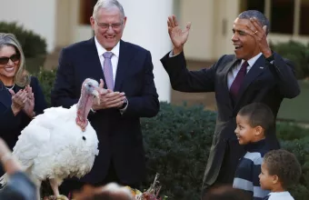 Ομπαμα Τhanksgiving 