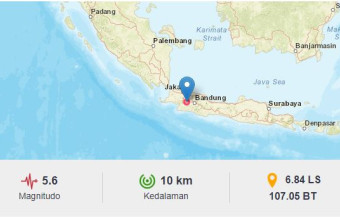 Ινδονησία Τζακάρτα Σεισμός