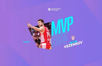 Ήταν δίκαιο κι έγινε πράξη: MVP Νοεμβρίου στην Ευρωλίγκα ο Βεζένκοφ