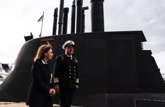 Κατερίνα Σακελλαροπούλου: Η Πρόεδρος της Δημοκρατίας στο υποβρύχιο «Παπανικολής»