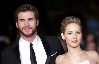Ο Liam Hemsworth και η Jennifer Lawrence 