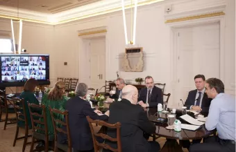 Τηλεδιάσκεψη Μητσοτάκη