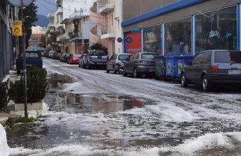 Χαλάζι στην Πάτρα