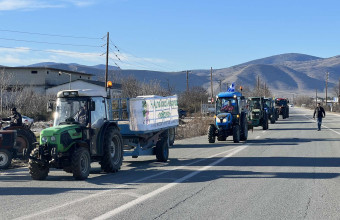 Στους δρόμους οι αγρότες του Τυρνάβου