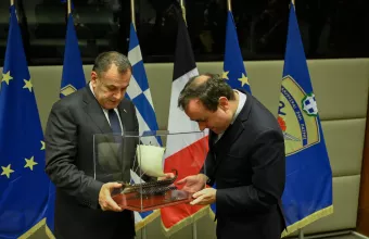 Παναγιωτόπουλος με Λεκορνύ