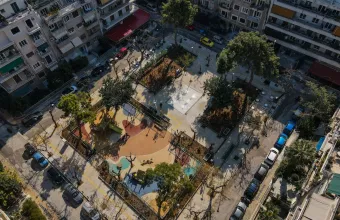 ανάπλαση πλατείας Κάτω Πατήσια