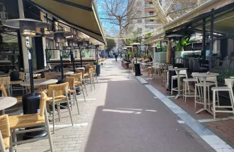 «Νέκρωσε» το κέντρο της Λάρισας εν όψει της διαμαρτυρίας για τα Τέμπη - Δείτε φωτογραφίες