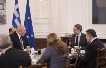 Μεταναστευτικό και Ασφάλεια στο επίκεντρο της συνάντησης του Κυρ. Μητσοτάκη με τον Ιταλό υπουργό Άμυνας
