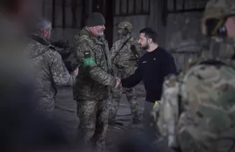 Βολοντίμιρ Ζελένσνκι στη Χερσώνα