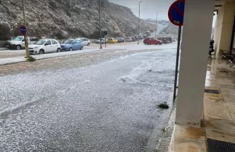 Ικαρία, χαλάζι