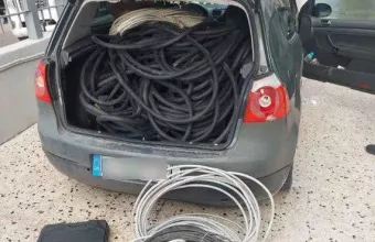 Κλοπή καλωδίων με χαλκό
