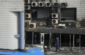 Κίνα, φωτιά, νοσοκομείο