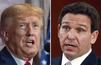 Trump DeSantis 