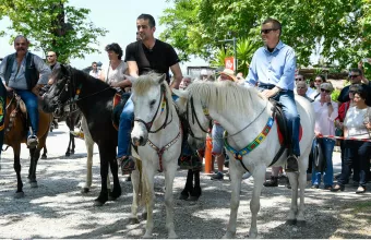 Αγιασμός των αλόγων στα Καλά Νερά Νότιου Πηλίου