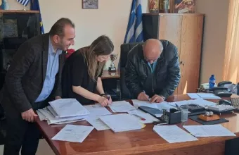 Ξεκινούν οι εργασίες αποκατάστασης της γέφυρας του ρέματος Μπογδάνα
