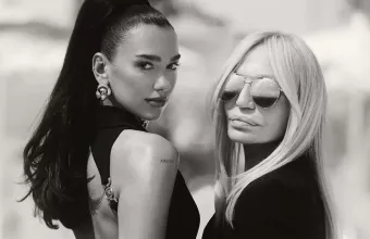 H Donatella Versace με την Dua Lipa 